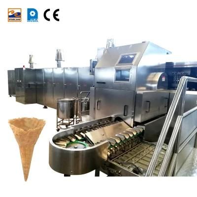 24 Degree Black and White Waffle Ice Cream Cone Machine