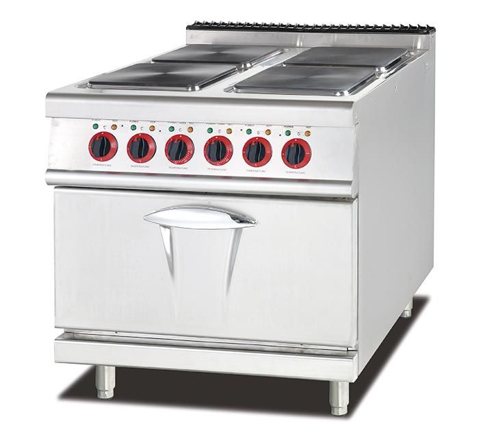 Electric Range with 4-Hot Plate & Cabinet