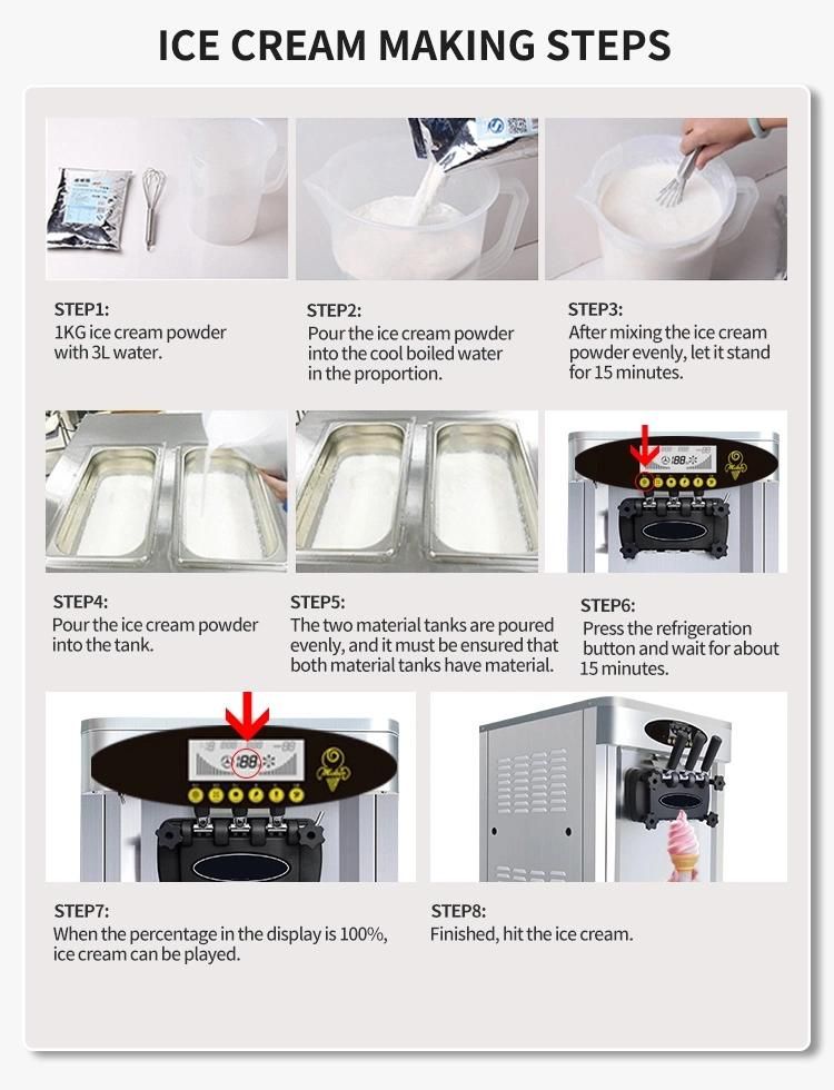 Bt-25dB Stainless Steel Commercial Soft Ice Cream Machine