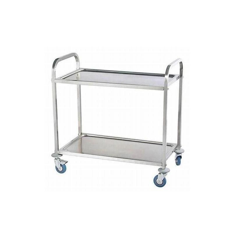 Hot Sale Stainless Steel Single Double Row Tray Trolley Cart for Bakery Cooling Rack