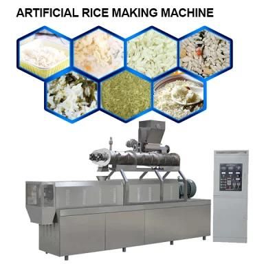 Artificial Fortified Nutritional Rice Twin Screw Extruder Making Processing Machine ...