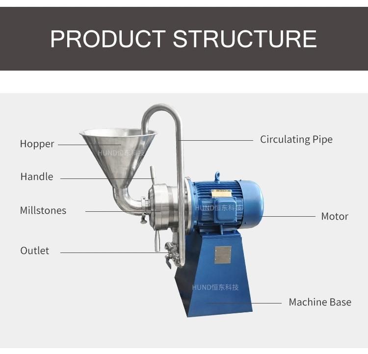 Fruit Carrot Paste Grinding Machine, Vegetable Milling Colloid Mill