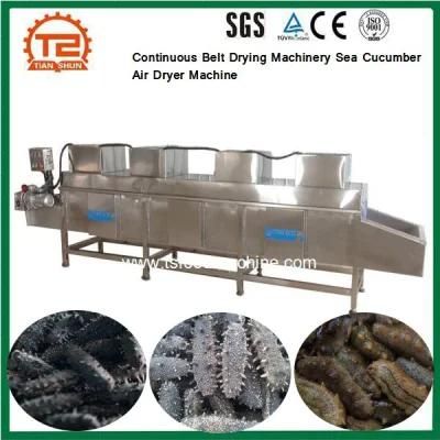 Continuous Belt Drying Machinery Sea Cucumber Air Dryer Machine