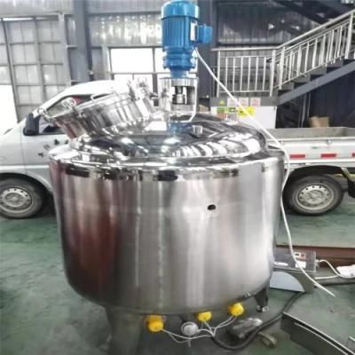 Designed Customized Jackete Jacketed Stainless Steel Vessel with Drawing