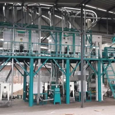 Complete Maize Corn Flour Mill Milling Plant of Europe Standard