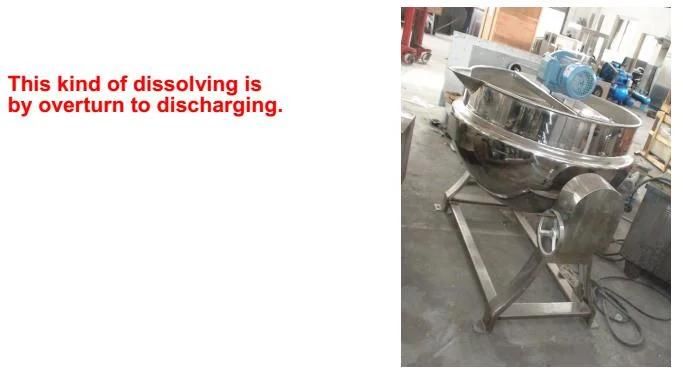 Stainless Steel Tilting Electric Heating Jacketed Kettle Cooker for Food/Beverage/Dairy/Pharmacy Industries