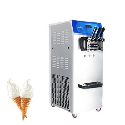 Cheap Price 3 Flavor Fruit Commercial Soft Serve Ice Cream Maker Machine Maquina De ...