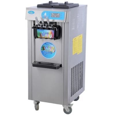 18-22L/H Floor Stand Ss Soft Ice Cream Making Machine Best Price