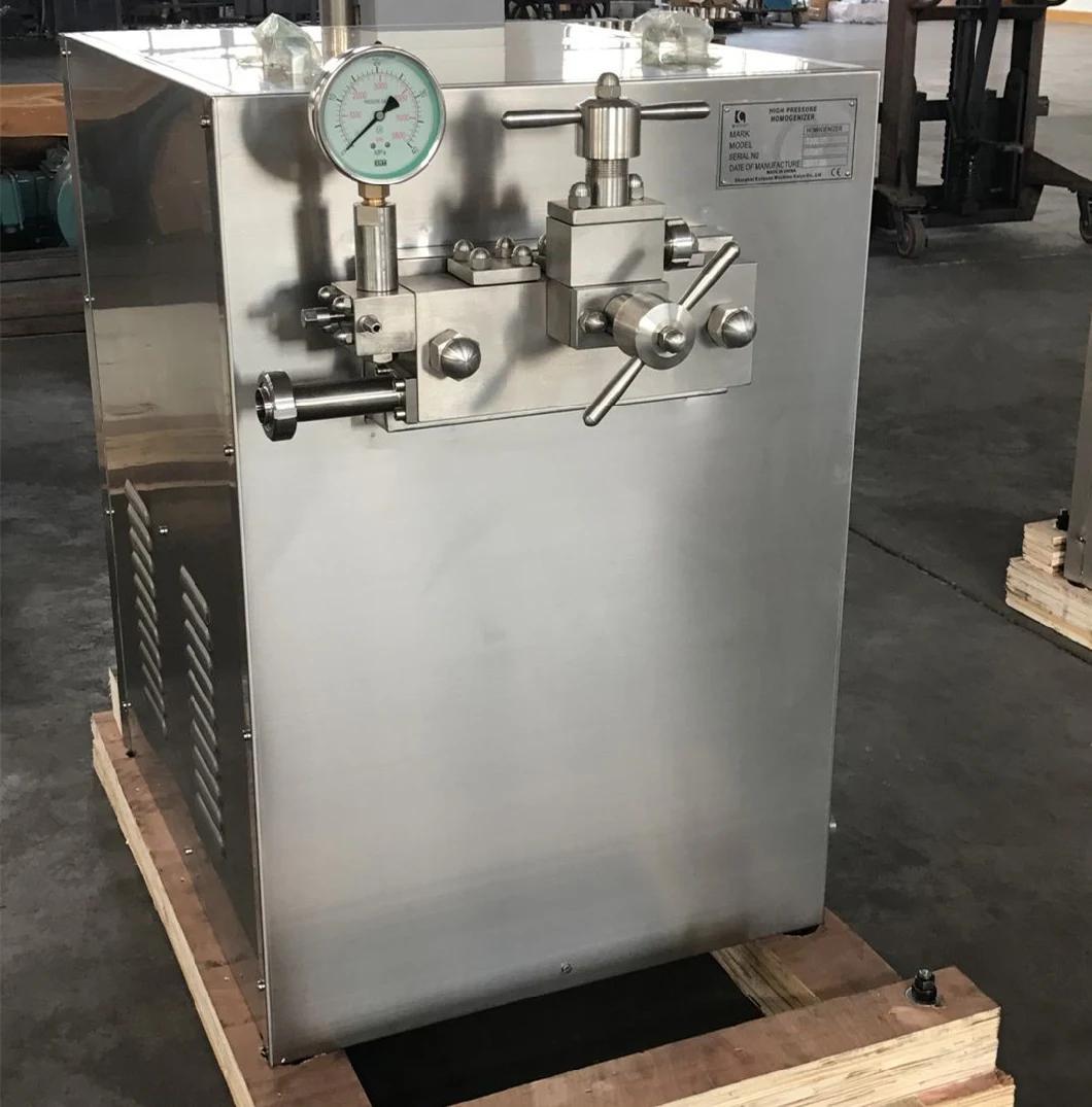 Manual Book Available Stainless Steel Milk Homogenizer with Automatic Control Box