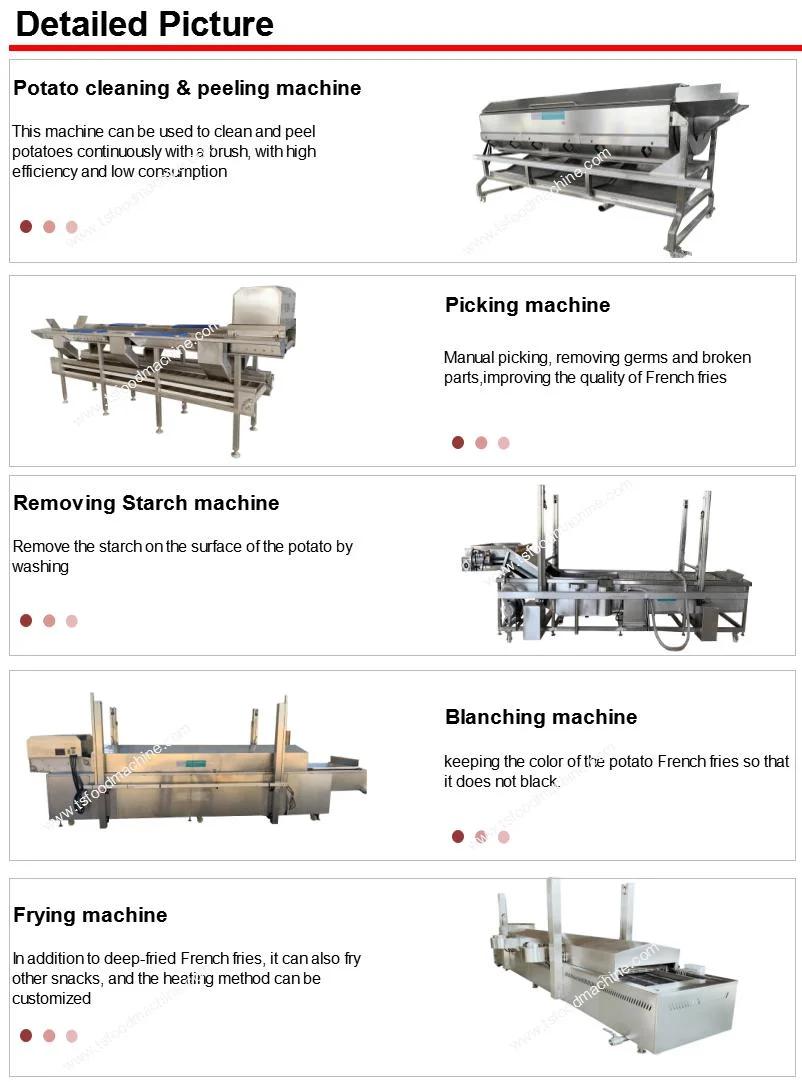 Frozen Freezing Freezer Diced Chopped Potato Processing Machine