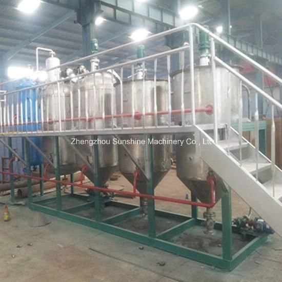 20t/D Vegetable Oil Refining Groundnut Oil Refining Machine