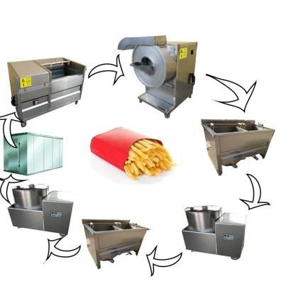 50kg/H Manual Potato Chips Machine French Fries Processing Line Machine for Sale