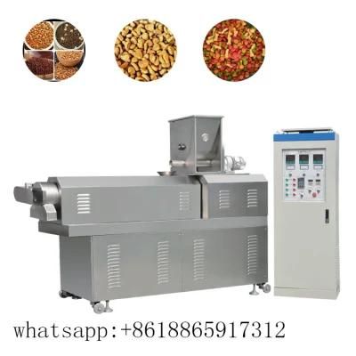 Pet Food Making Machine Extruder Floating Fish Feed Processing Line