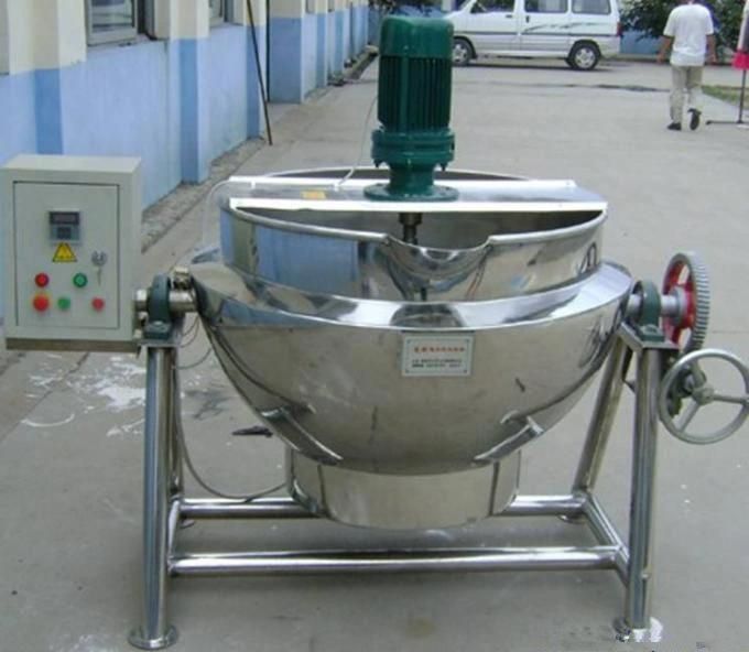 Verticle Type Food Grade Electric Heating Jacketed Kettle