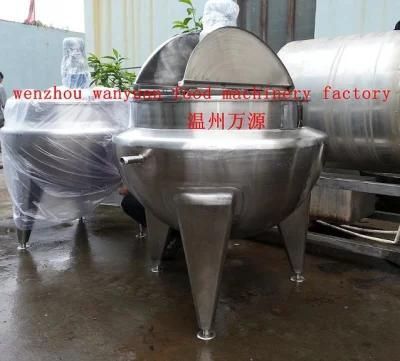 600 Liters Vertical Steam Heating Jacketed Kettle