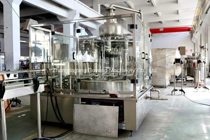 Automatic 4-in-1 Beverage Juice Hot Filler Machinery (RCGF)