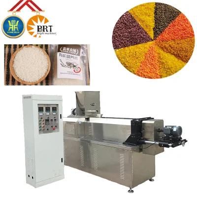 High Quality Extruded Nutrition Artificial Instant Rice Processing Line