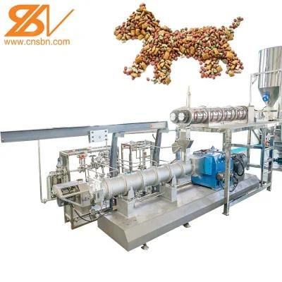 2020 Hot Sales 100kg-6t/H Automatic Dog Cat Fish Shrimp Bird Pet Snack Food Extruder Plant ...