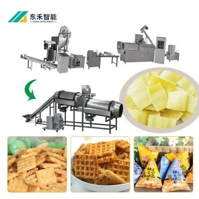 Frying Corn Chips Bugle Snacks Processing Line Automatic Sala Bugle Snack Production Plant