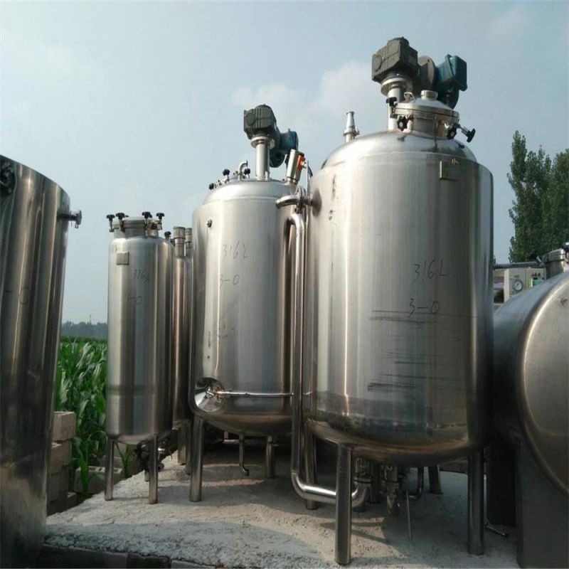 2000L Jacketed Cooking Heating Fermentation Mixing Holding Tank