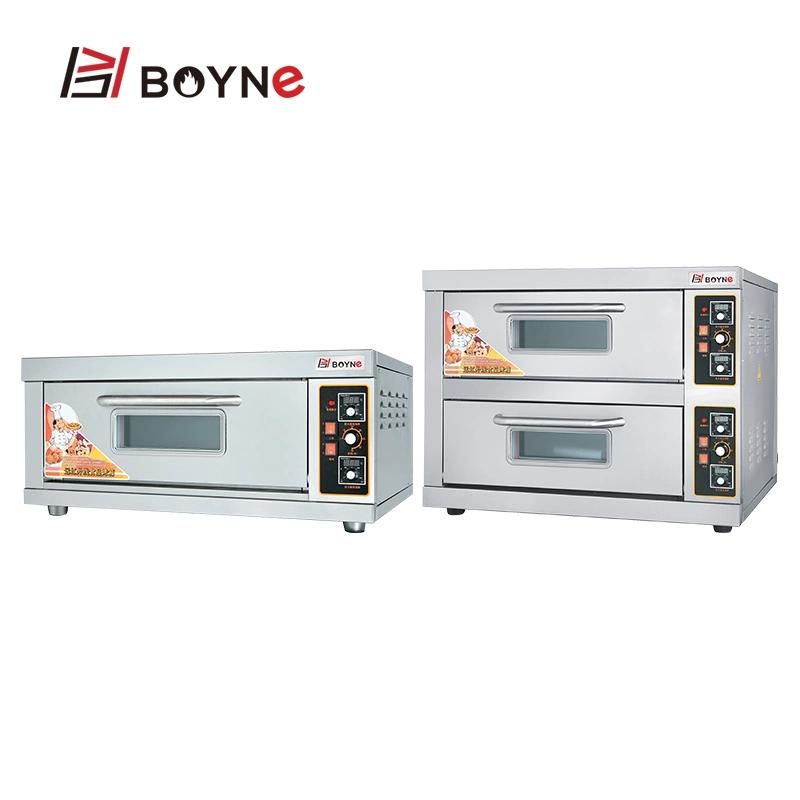 Bread Shop Pizza Baking Bakery Electric Two Layer Two Trays Oven