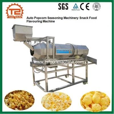 Auto Popcorn Seasoning Machinery Snack Food Flavouring Machine