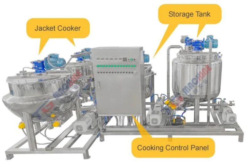 Automatic Gummy Candy Production Line with Servo Control