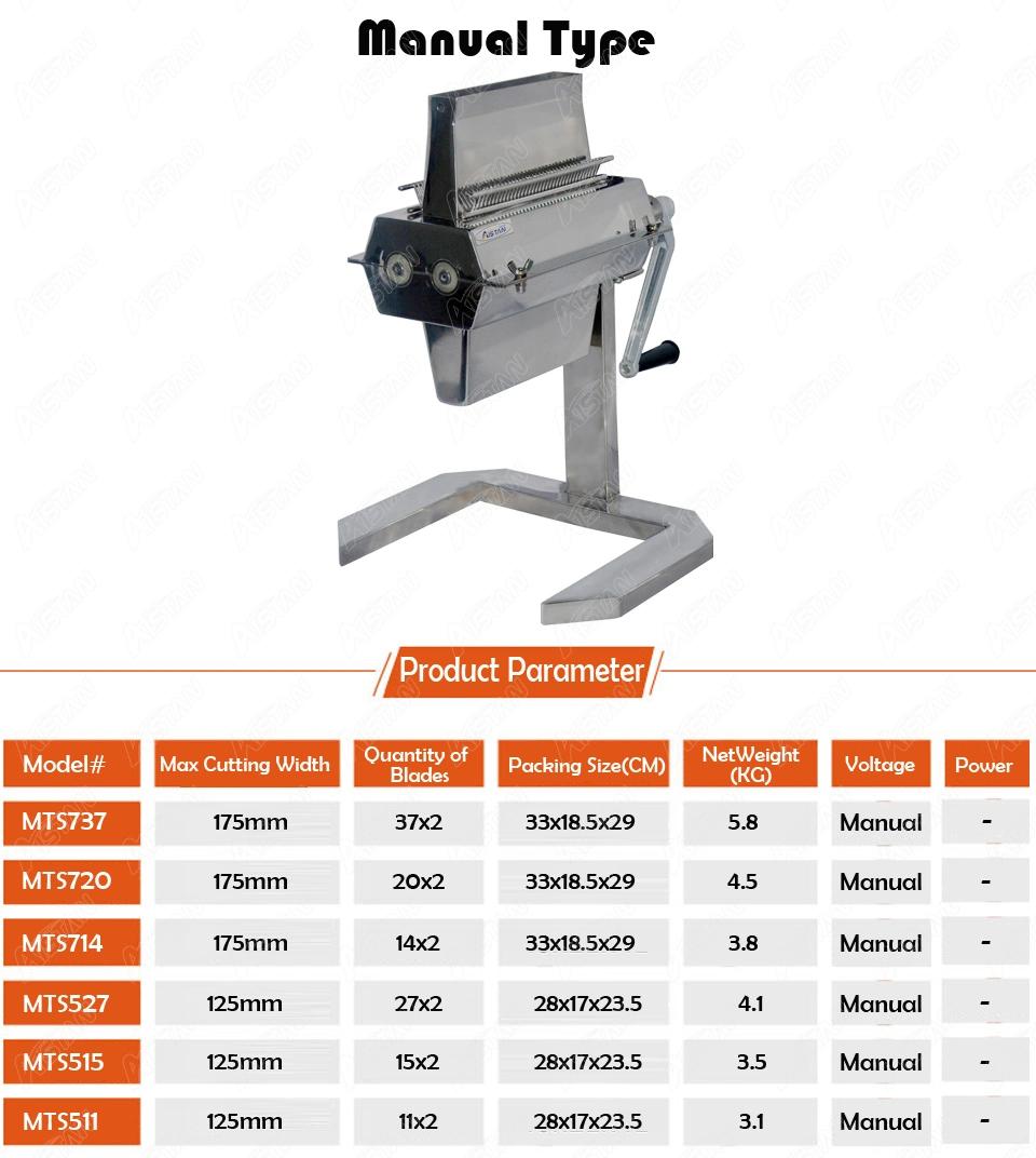 Mts515 Manual Meat Tenderizer Bladed Meat Tenderizer Stainless Steel Commercial Meat Tenderizer Machine