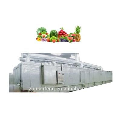 1000kg High Efficiency Tunnel Freezer for Food Quick Freezing Process