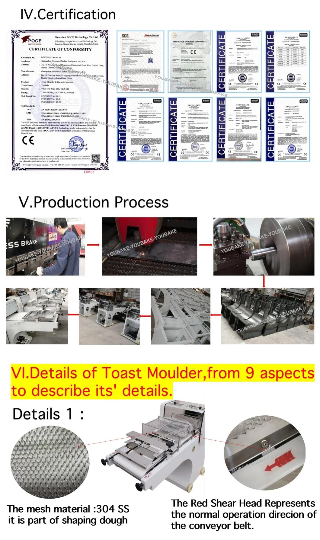 Lower Price for Bread Dough Toast Shaping Making Machine Equipment Moulder