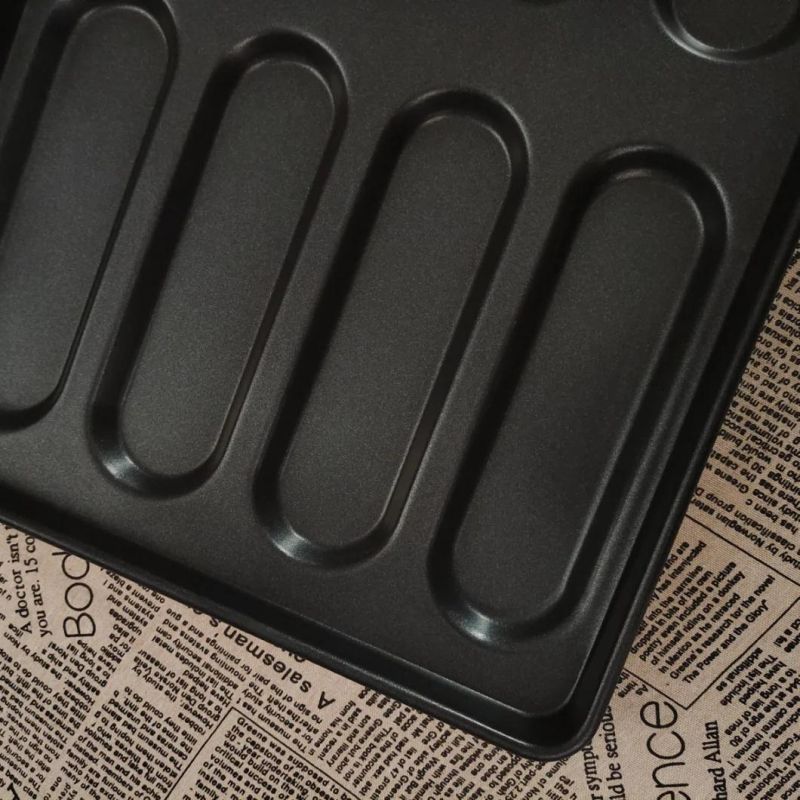 Hot Dog Bun Baking Tray with Non Stick Coating Bakeware Factory