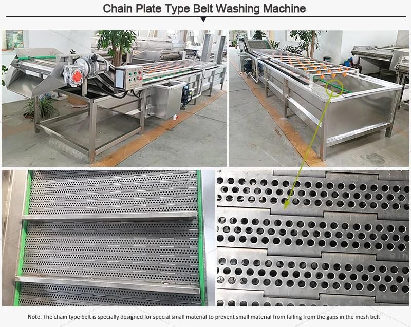 Save Water Small Potato Orange Washing Apple Cleaning Machine for Salad Industry