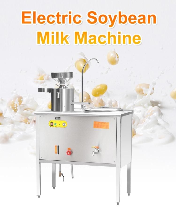 Commercial Using Stainless Steel Electric Soybean Milk Machine 50 Litre Capacity