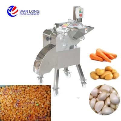 Commercial Kitchen Leaf and Root Vegetable Potato Cucumber Carrot Onion Dicing Machine ...