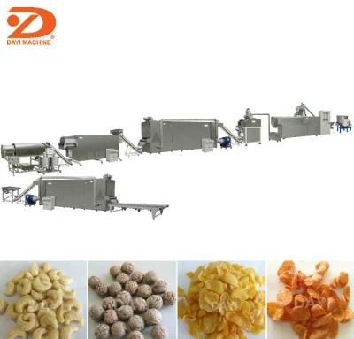 Extruded Breakfast Cereals Machine/Automatic Corn Flakes Production Line