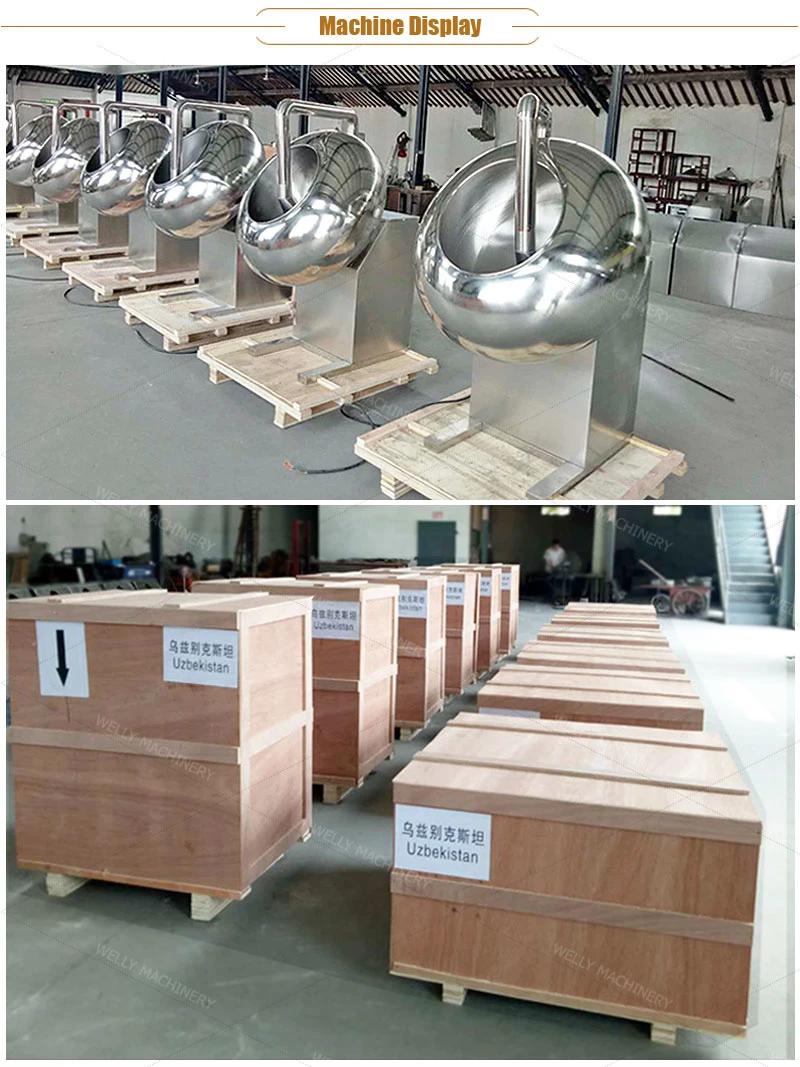 Small Business Nuts Sugar Tablet Chinese Medicine Pill Coating Pan Machine for Pharma