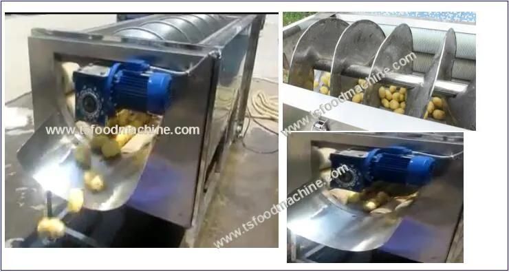 Industrial Potato Peeling Machine Potato and Carrot Washing Machine