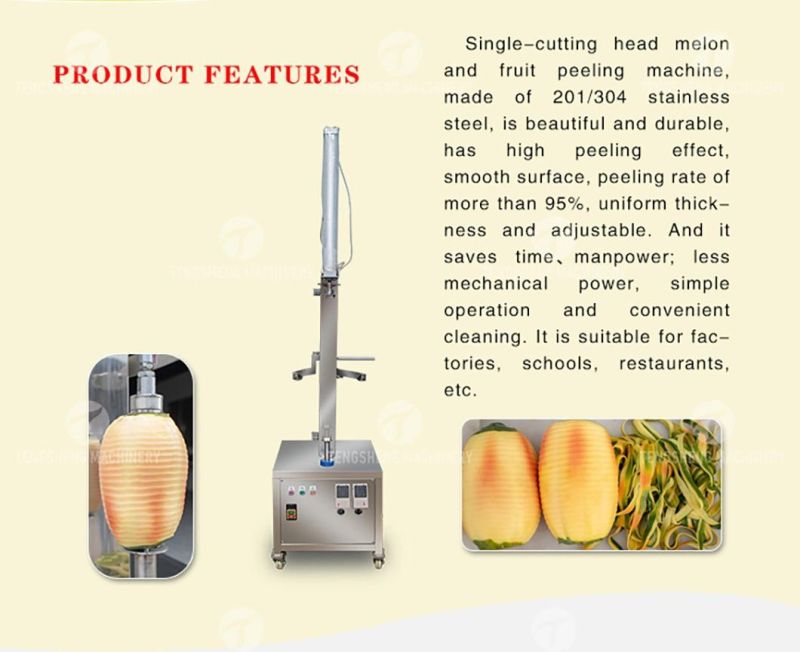 Automatic Peeler Melon Processing Machine Fruit Vegetable Pumpkin Peeler Machine Taro Peeling Machine Price (TS-P80)