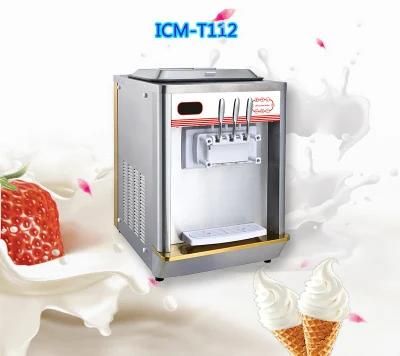 Counter Top Stainless Steel Soft Ice Cream Machine