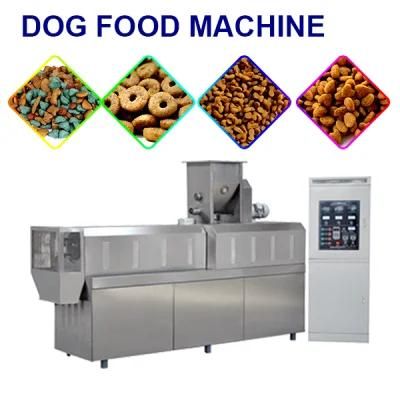 Twin Screw Extruder Machine for Cat Dog Fish Pet Food with CE ISO Certificated