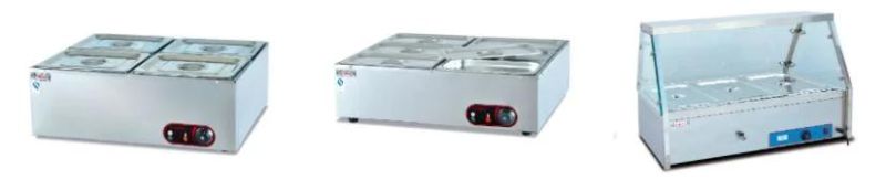 Commercial 6-Pan Round Pot Electric Bain Marie Eh-6D