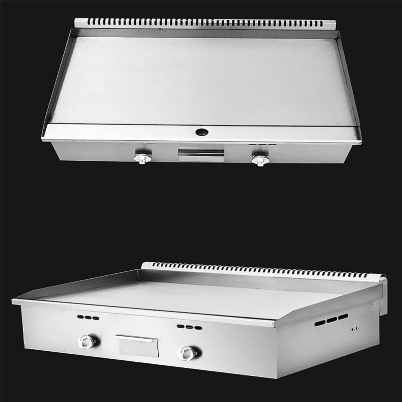 Manufacturer Commercial Gas Griddle/ Standing Flat Plate Gas Grill Griddle