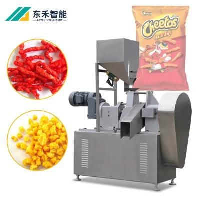 Kurkure Processing Line Kurkur Snack Food Machine Cheese Balls Snacks Making Machine