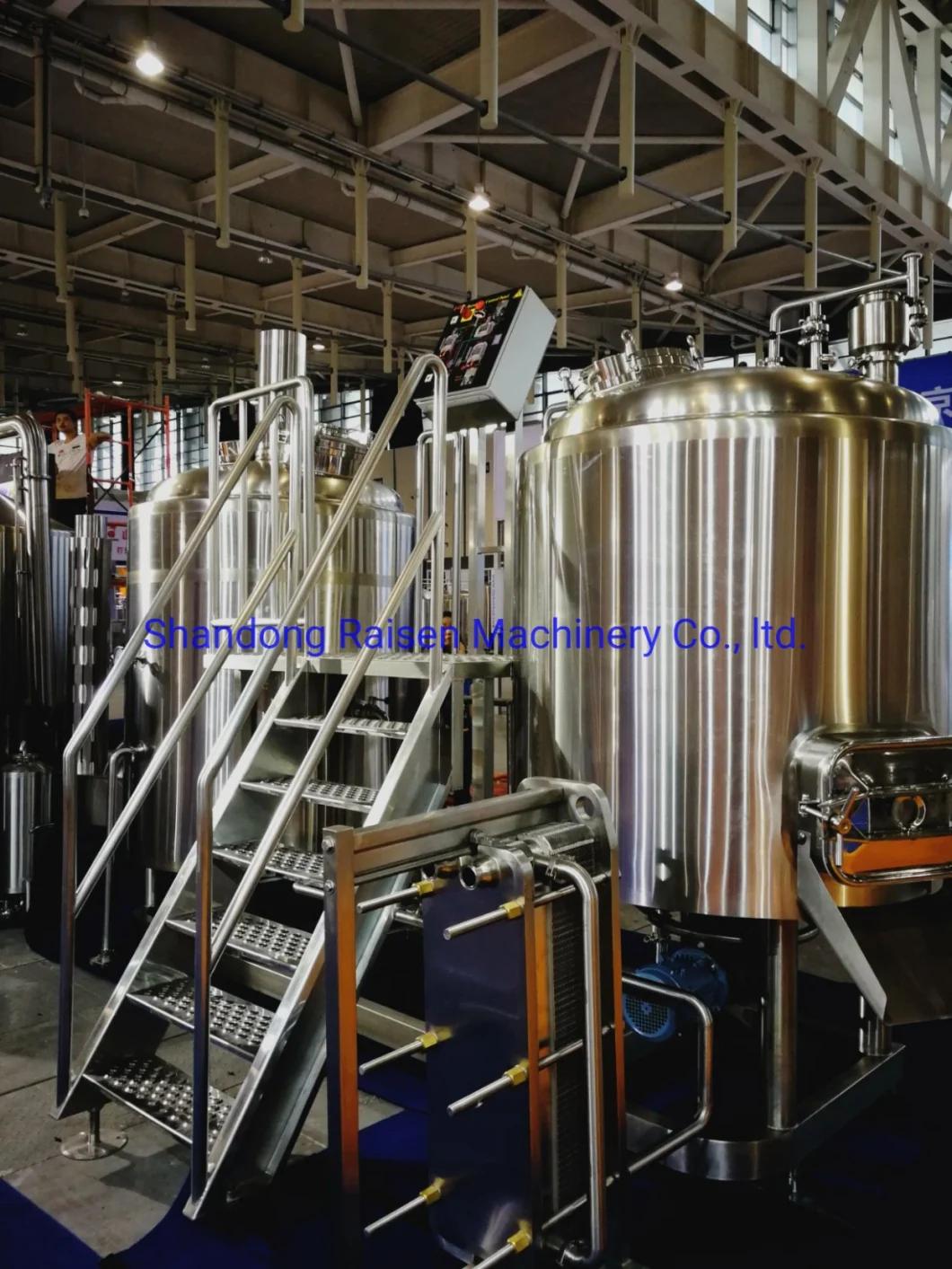 200L 250L 300L 500L 1000L 2000L Tainless Steel Beer Equipment with Brewhouse System and Fermenter