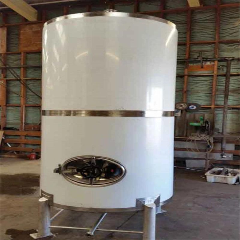 3000L 6000L 10000L Sanitary Stainless Steel Steam Heating Vessel Tank