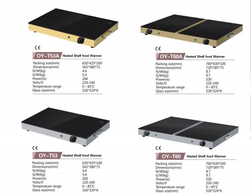 Double Heater Gastronorm Electric Buffet Server Pizza Food Warming and Heating Tray or Plate