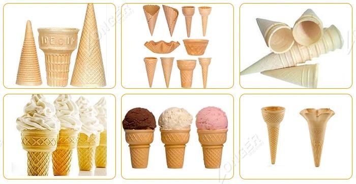 Snack Food Ice Cream Wafer Cone Making Machine in India