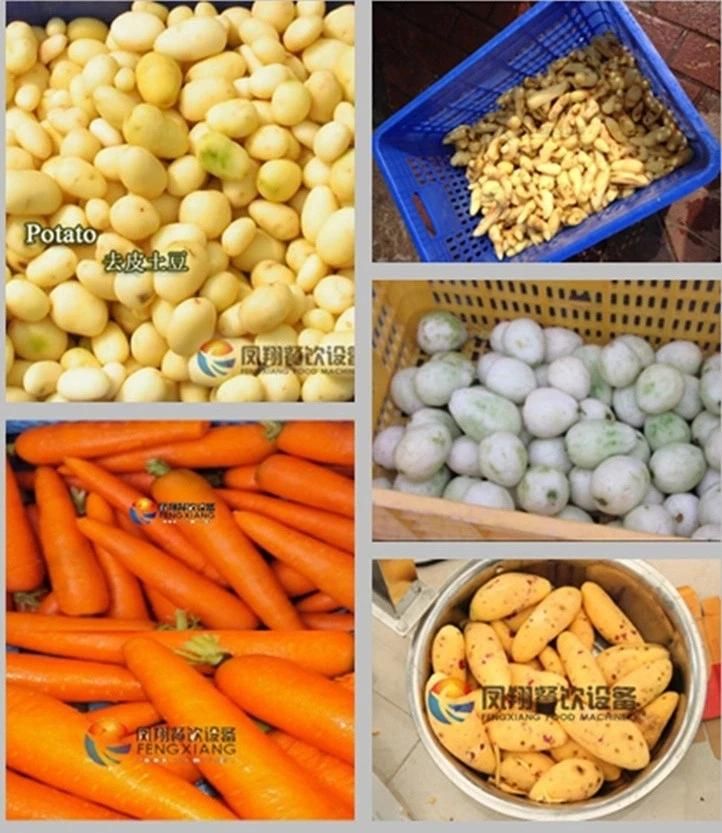 Ginger Potato Carrot Washing Peeling Machine