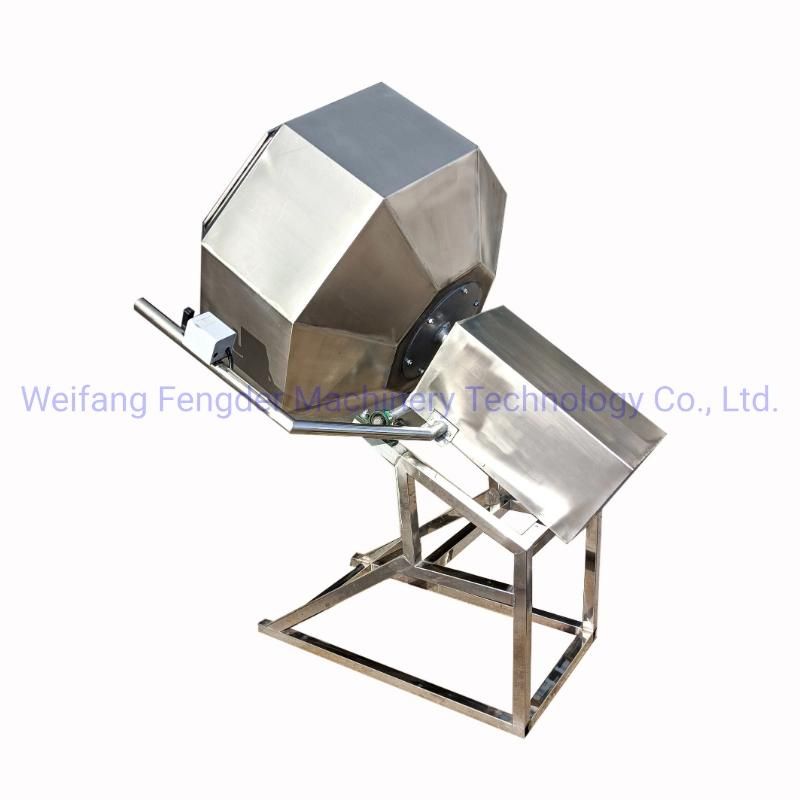 Low Price Chocolate Coating Machine Candy Peanut Pill Coating Pan Machine Byc-600