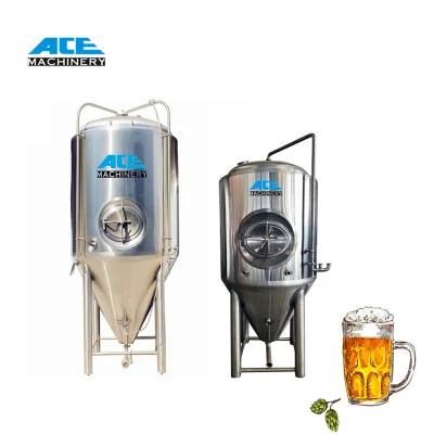 Price of 2bbl Cider Making Equipment Portable Steel Double Wall Glycol Jacketed Top Manway ...